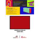 AD COLOR VERMELHO DARK RED GLOSS 1,22MTS